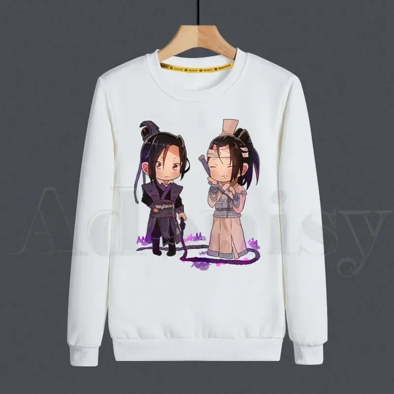 Anime Mo Dao Zu Shi Wei WuXian Lan Wangji Harajuku Sweatshirts Men's Sweatshirt Tops Spring Autumn Male Casual