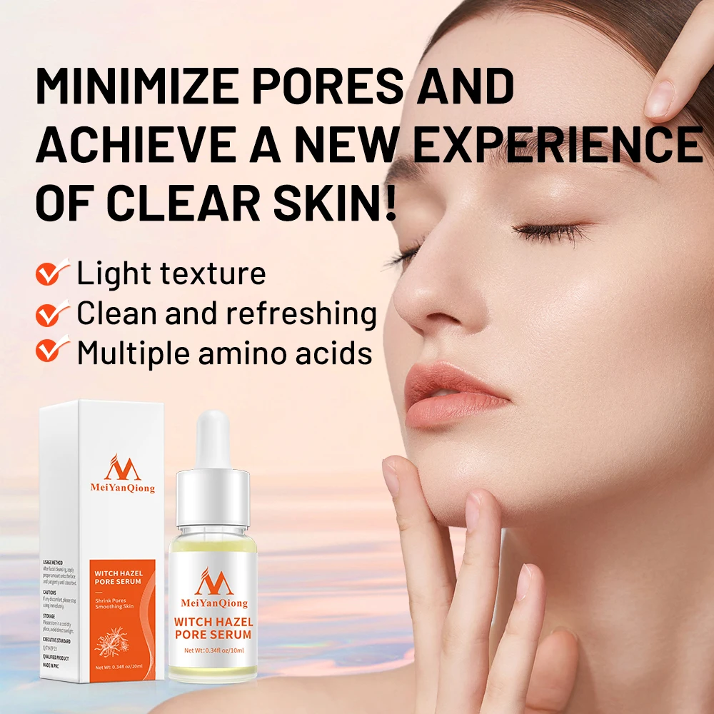 

MeiYanQiong Pore Shrinking Essence Effectively Clean Pore Exfoliator Whitens Skin Replenishes Skin Moisture Shrink Pore