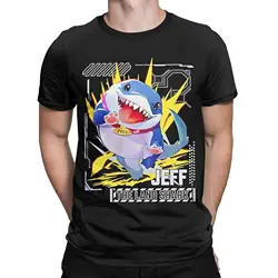 cute Jeff the Land Shark cartoon Tee Shirt for Men Women New Arrival T Shirts  Cotton Clothes