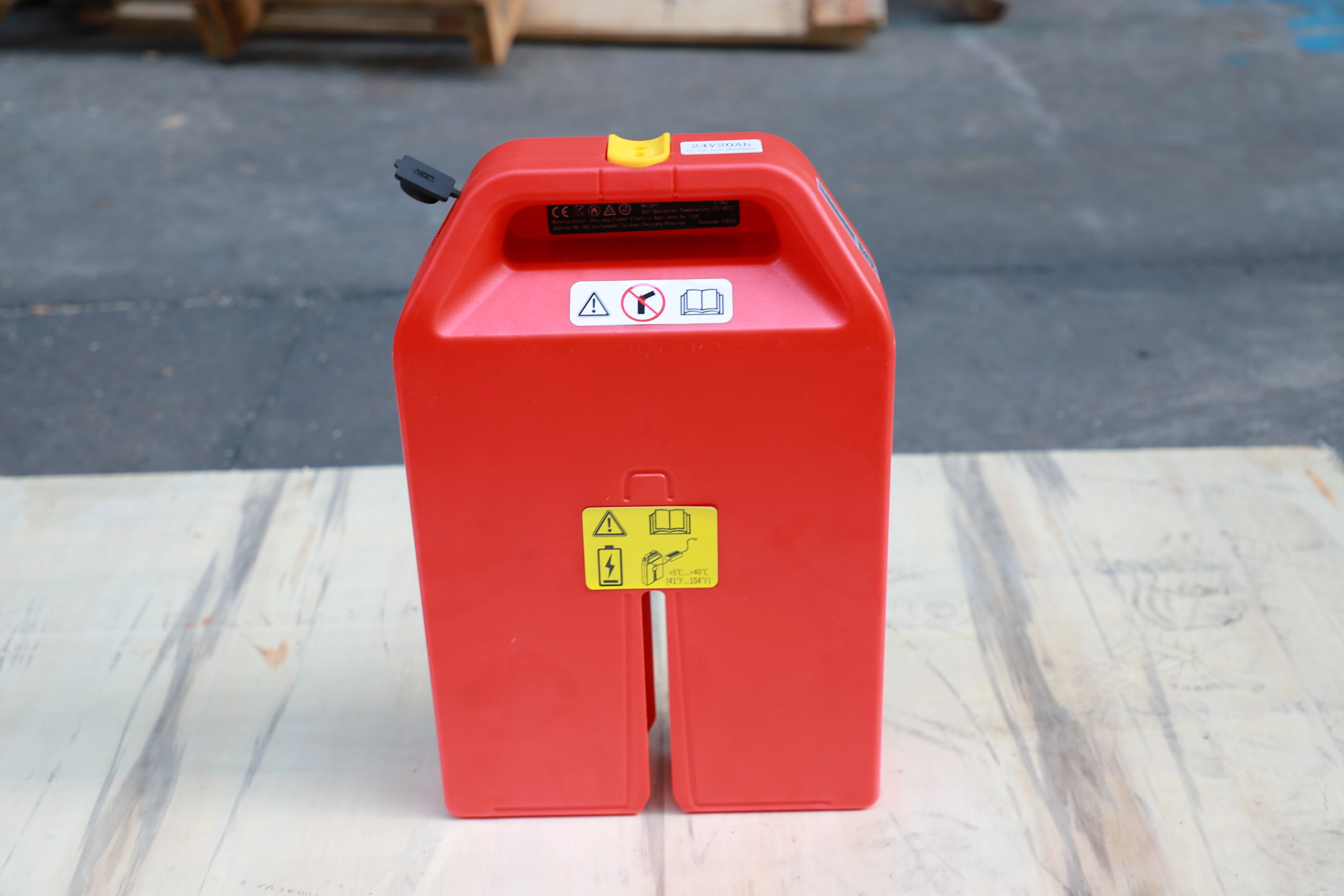 24V 20Ah LiFePO4 Lithium Battery for Electric Forklift NOBLELIFT PTE15N/PTE20N