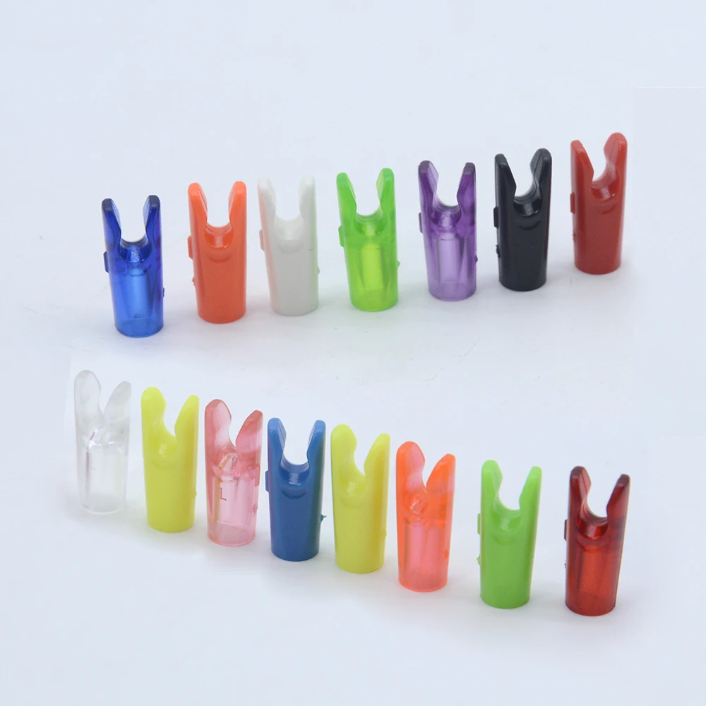 30Pcs, Size S, Plastic Pin Nocks for Archery Recurve Bows,  For 3.2mm, 4.2mm, 6.2mm Shaft