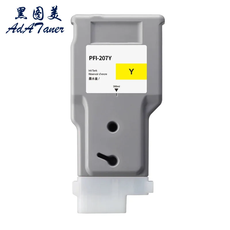 PFI-207 MBK PFI207 PFI 207 Premium Color Compatible InkJet Ink Cartridge For Canon IPF 680 685 780 785  IPF680 IPF780 Printer