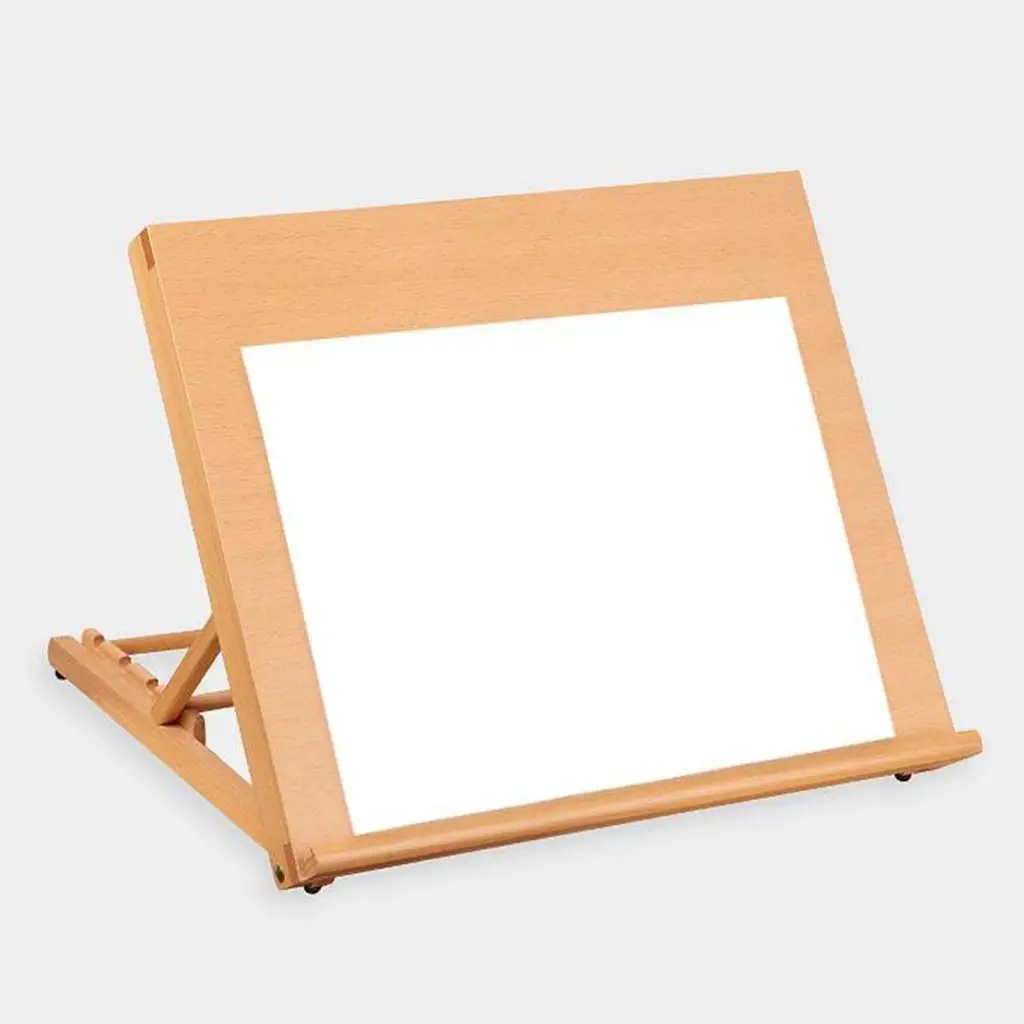 Chevalet de dessin en bois portable avec plateau réglable en hauteur et en inclinaison