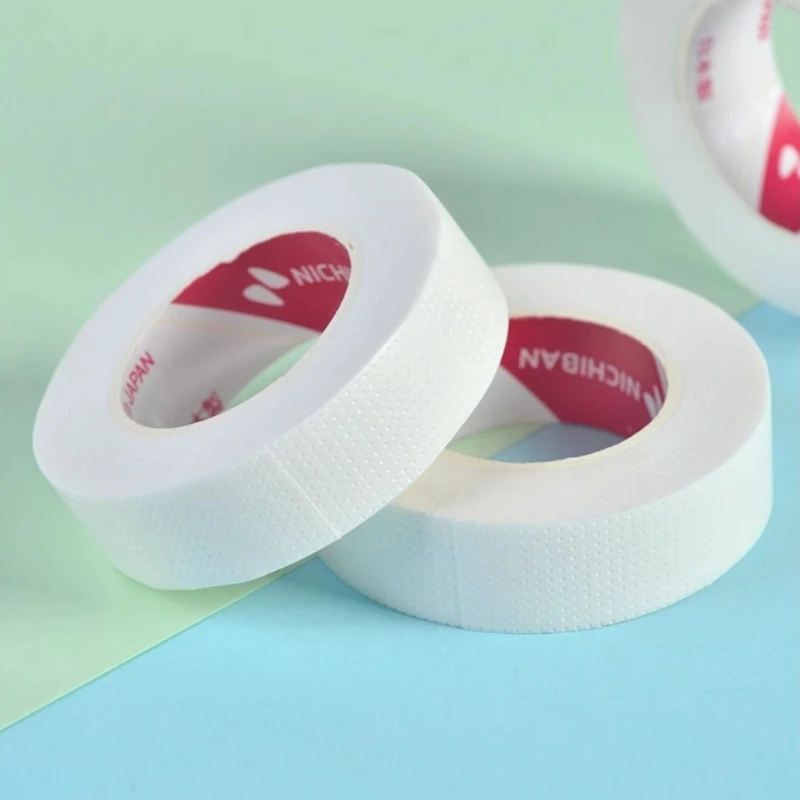 2/3 Rolls Japanese Insulating Tape for Eyelash Extension Lint Free Under Eye Pads Breathable Non-woven Tape Paper Eyelash Patch