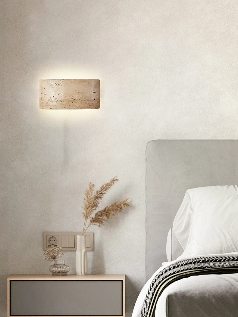 Natural Stone LED Wall Light Atmosphere Sconce
