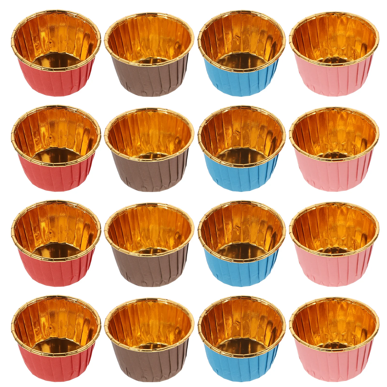 

100 Pcs Cake Cups Disposable Baking Cases Heat Resistant Muffin Cups Party Supplies Mini Paper Cupcake Holders Eco Friendly