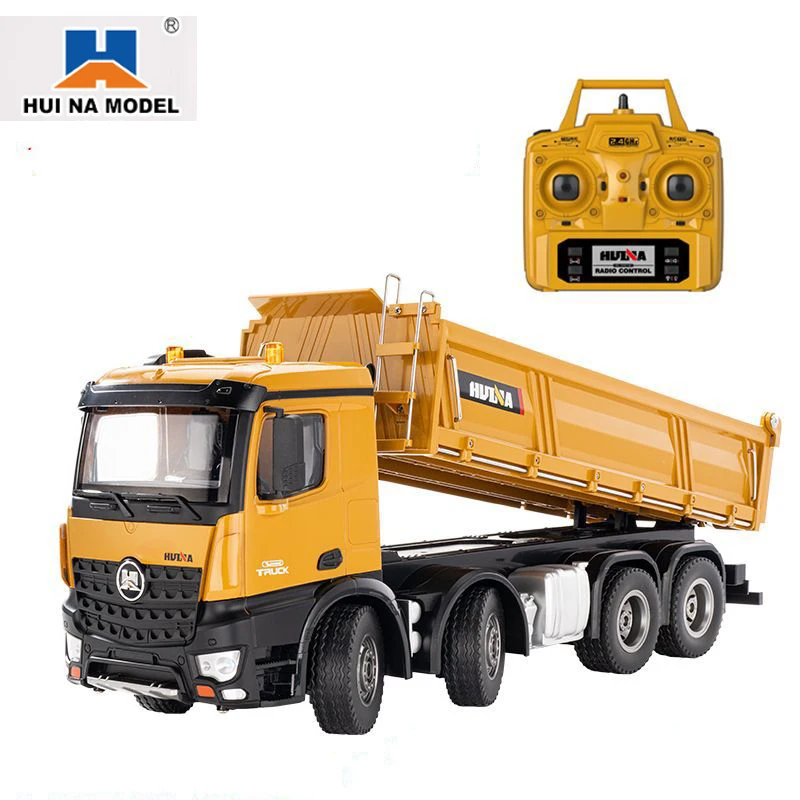 

Huina 536 NEW Model R/C Dump Truck Loading Car Remote Controlled Car Construction Engineering Truck 1/18 Scale Rc Vehicle Toys