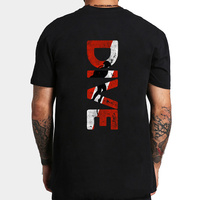 Back design fashion Hawaii summer Scuba Dive T shirts men Diving logo printed T-shirts Scuba Diving tshirt Scuba diver tee shirt
