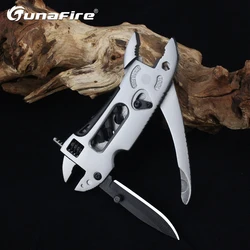 Multitool Cutting Pliers Folding Pocket Knife Screwdriver Set Adjustable Wrench Jaw Spanner Mini Portable Camping Stripper Plier