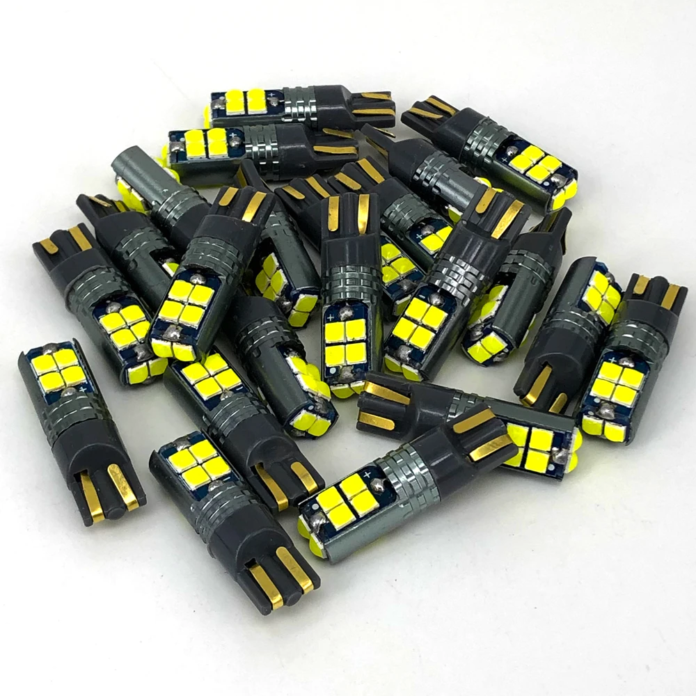 300PCS highlig T10 3030 10 SMD hot selling LED side marker lamp automobile lamp lamp reading lamp decoding DC 12V