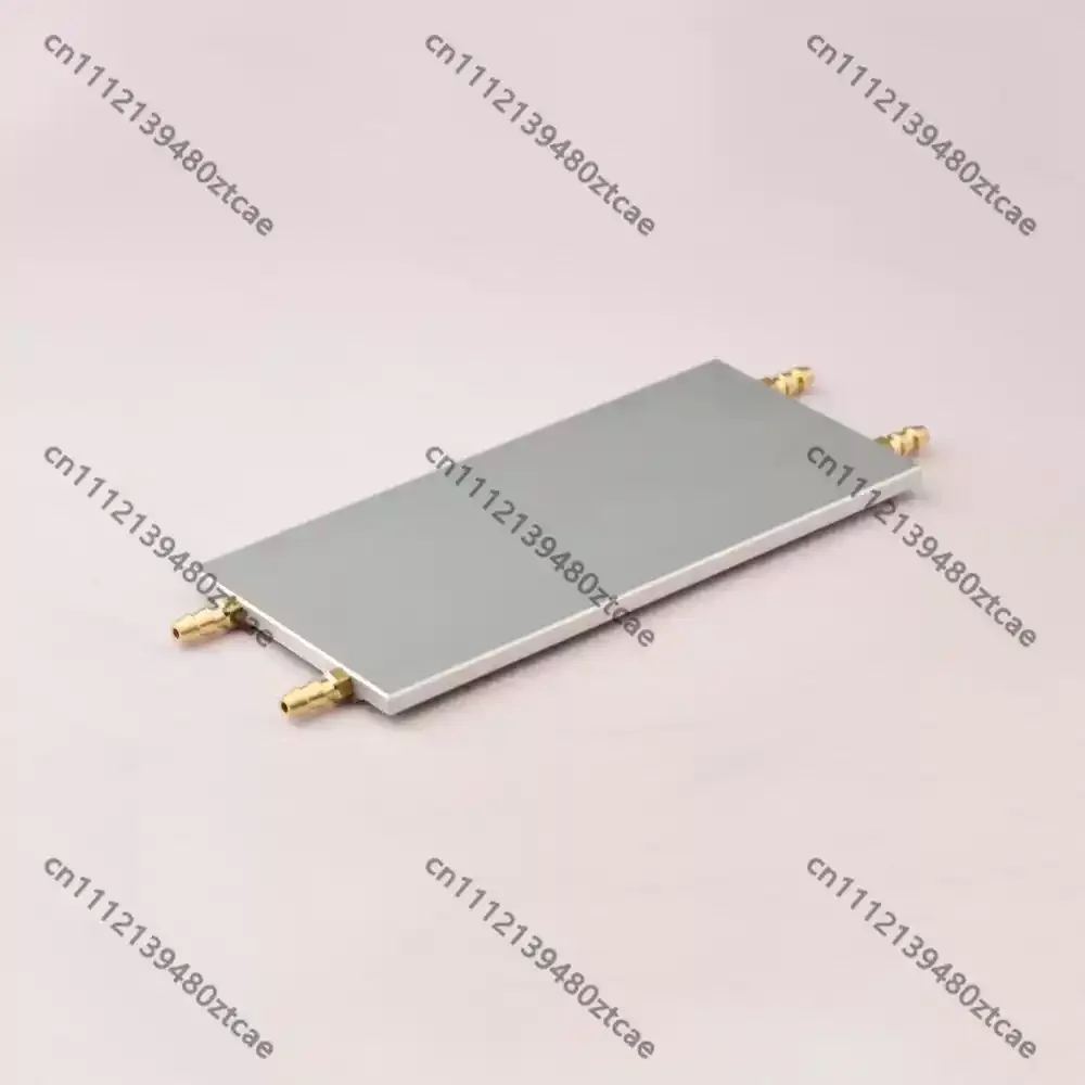 Double Water Inlet Lithium Battery Water Cooling Plate 120mm×56mm RC Model Battery Cooling Accessory