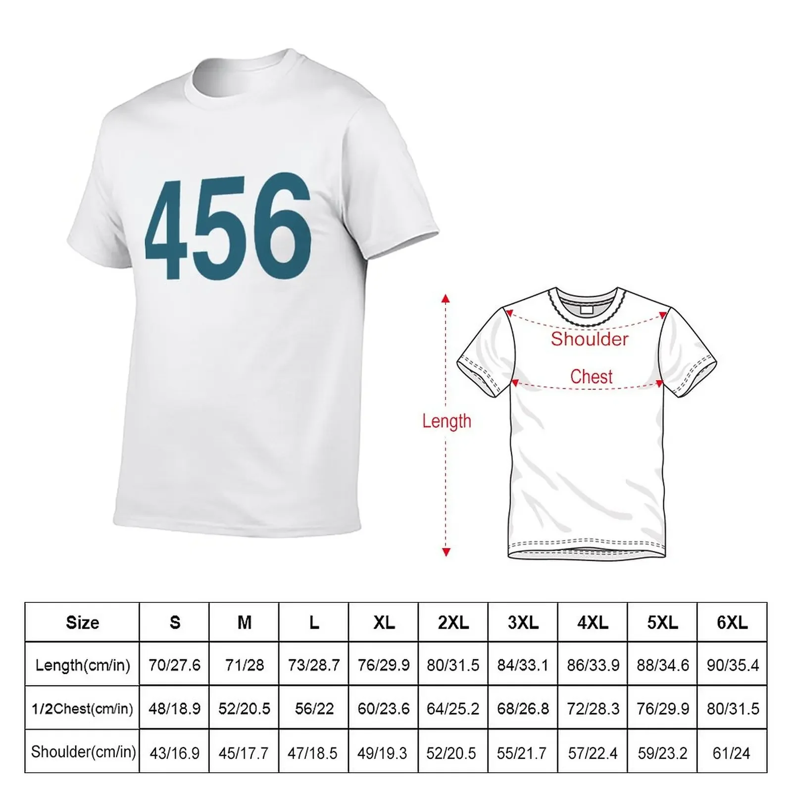 The BEST Player 456 T-Shirt sweat vintage clothes men t shirt