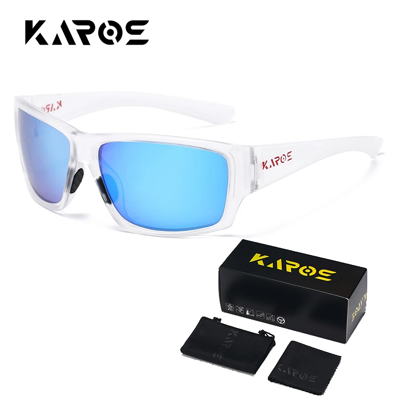 

KAROS Polarized UV400 All Terrain Sunglasses Fishing Driving Cycling Hiking Outdoor Sports Eyewear With Box
