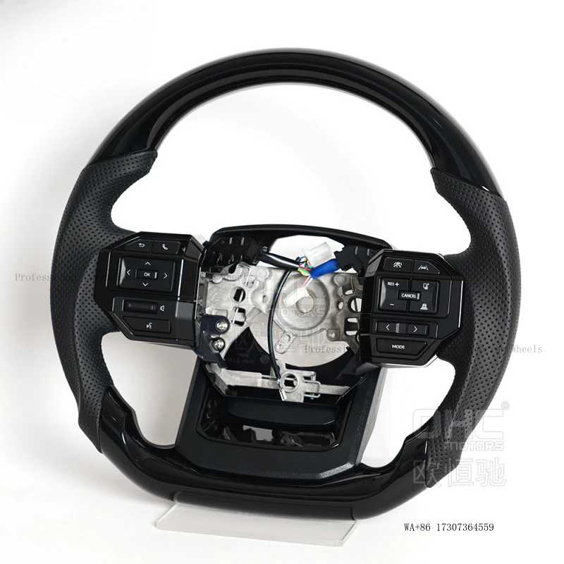 Suitable for all Toyota models LC250/LC300 Prado, with a black painted finish, used to replace the original steering wheel assem