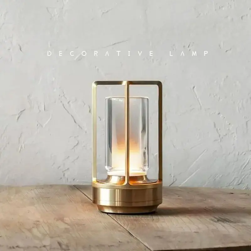 Rechargeable Outdoor Table Lamp for Hotel Bars Bedside Cabinet – Ambient Decorative Night Light - view 6