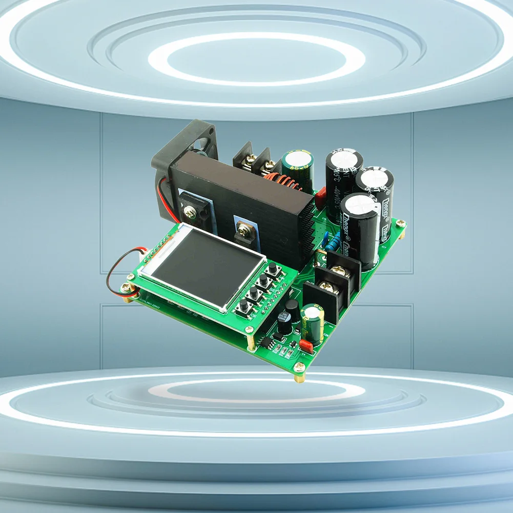 

900W 15A Boost Module TFT Digital Display DC-DC Step Up Converter Booster 8-60V To 10-120V Constant Current Voltage for DIY