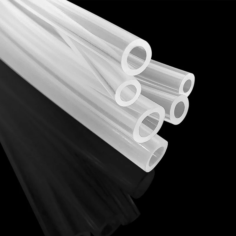 연동 펌프 실리콘 튜브 호스 0.4~25.4mm 투명 식품 등급 무미 고온 저항성 워터 디스펜서