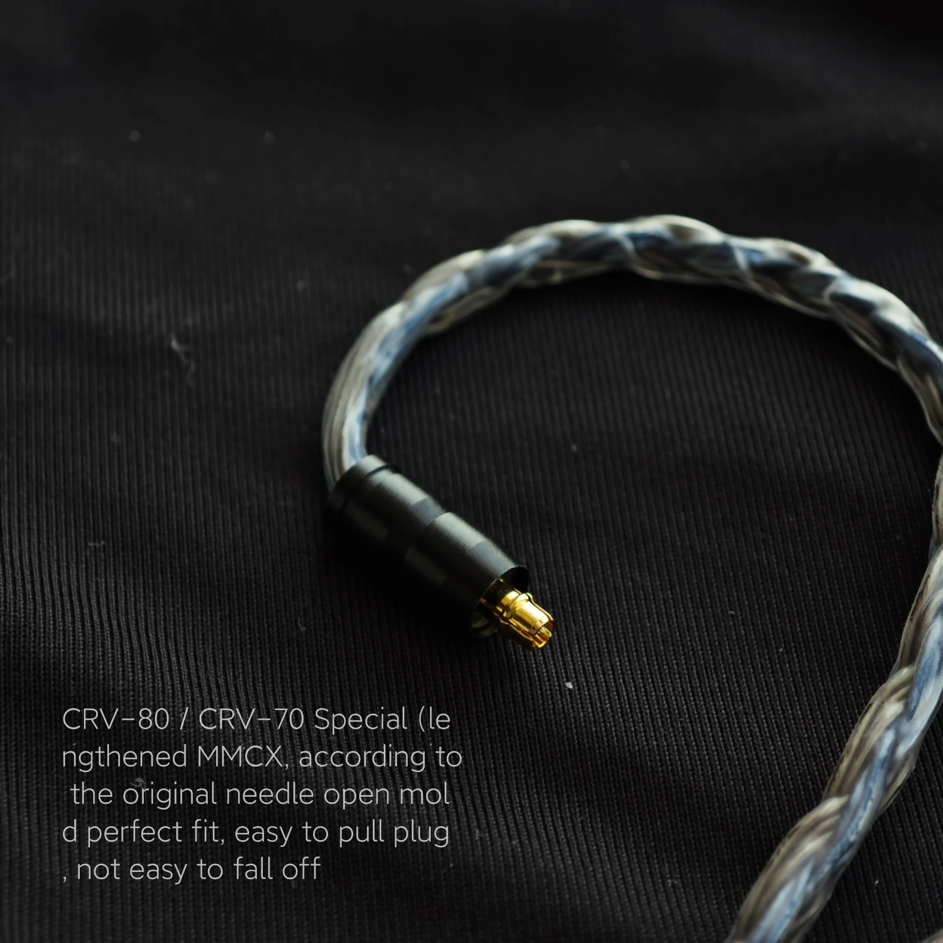 CRV-70 CRV-80 Upgrade cable 4.4mm balance cable 2.5mm 3.5mm with mic OCC Silver Plated Earphones 24 strands