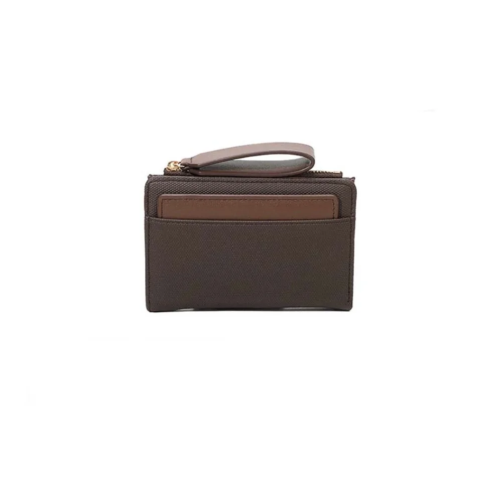 

Light Luxury Pocket Purse Wallet PU Leather Card Holder Cash Purse Bag Foldable Multifunction Two-fold Short Wallets Gifts