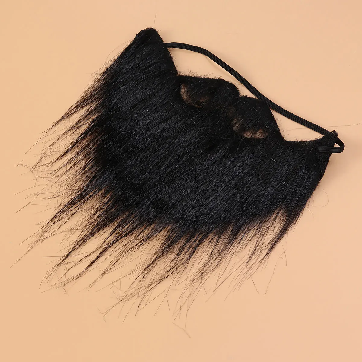 Künstliche Bärte, Halloween-Kostüm, elastisches Band, Party-Requisiten, Zubehör (schwarz), Halloween-Kostüm, gefälschte Bärte