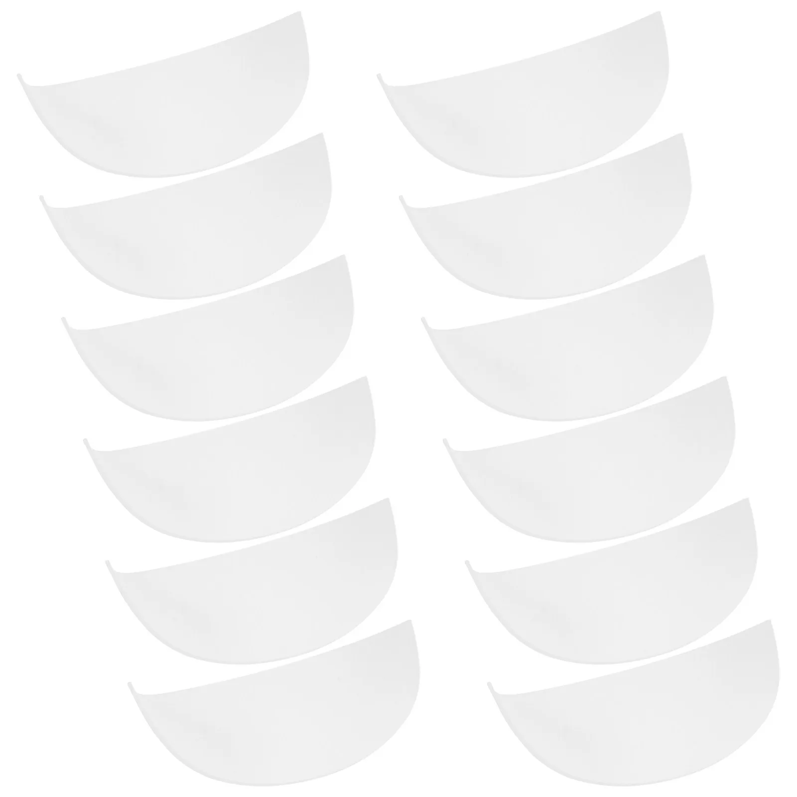 20Pcs Baseball Cap Crown Shaper Paper Inserts Hat Form Maintainer Curved Brim Support Inner Liner Sweat Protector
