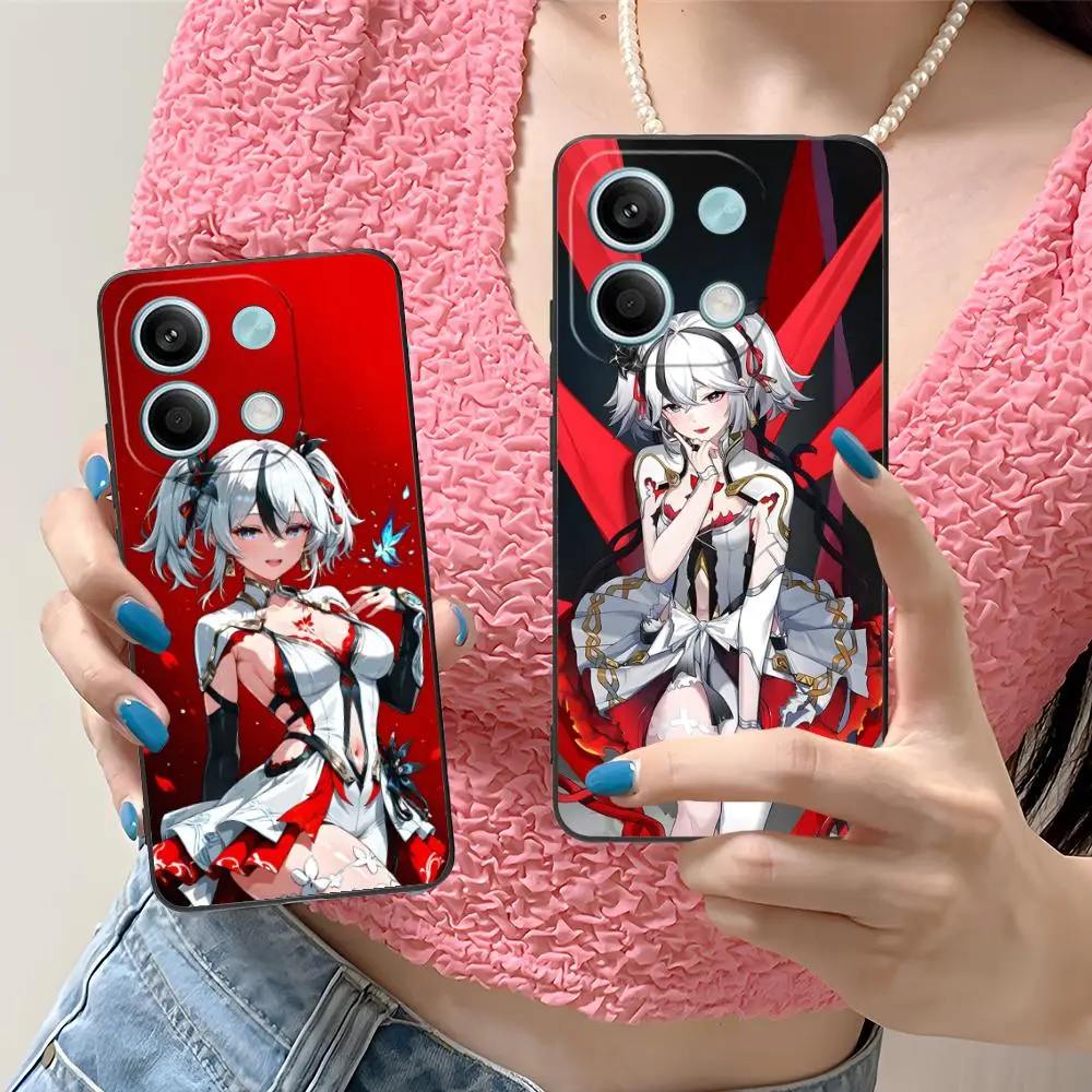 Wuthering Waves Camellya Phone Case for Xiaomi Redmi 15 14 13 12 A5 3 2 1 C Plus 4G 5G Colorful Printing Cover Luxury Smartphone