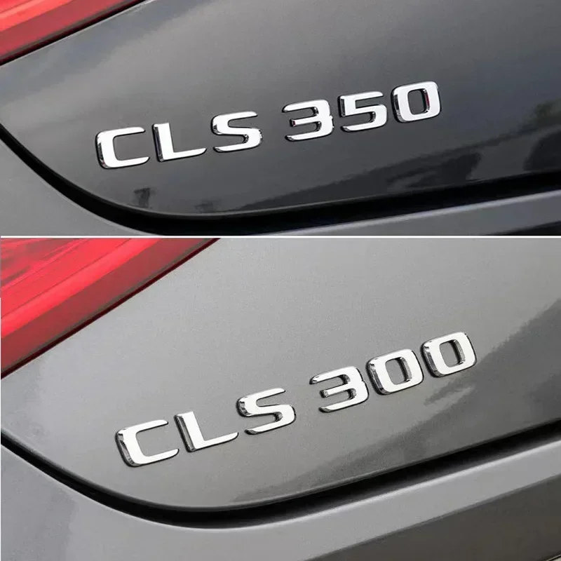 Number Letters Badge Emblem Rear Trunk Logo For CLS53 CLS63 CLS260 CLS300 CLS400 CLS350 CLS320 C257