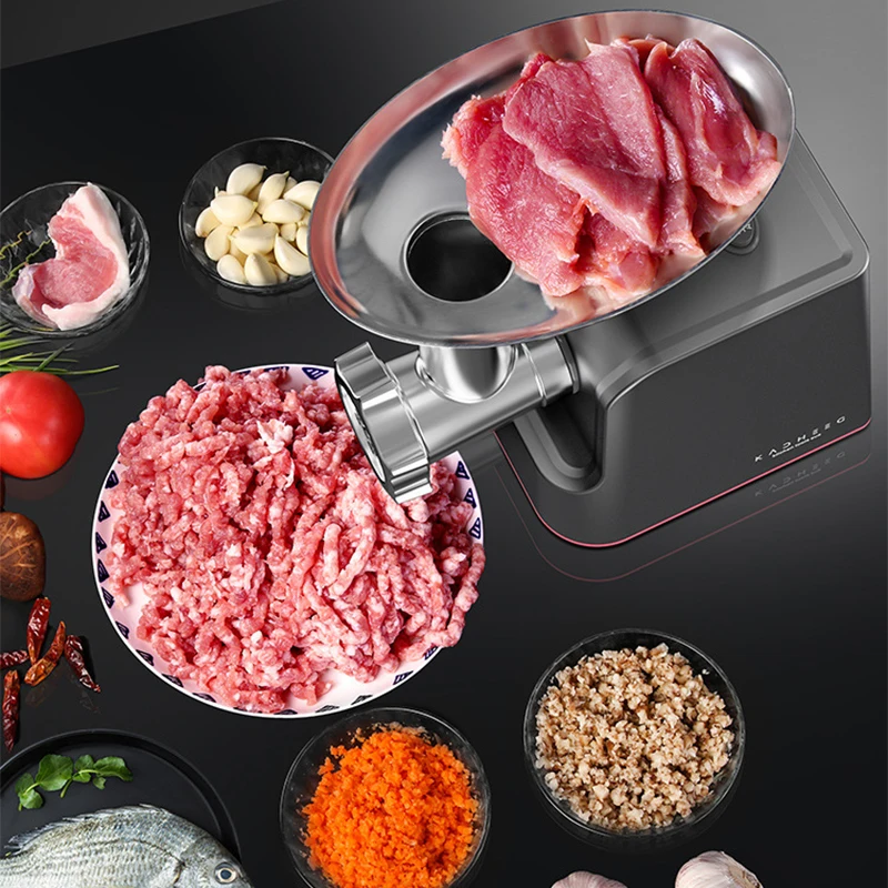 Meat Grinder Sausage Machine Electric Household Small Meat Mincer  Multi-functional Commercial Meat Blender Food Processors