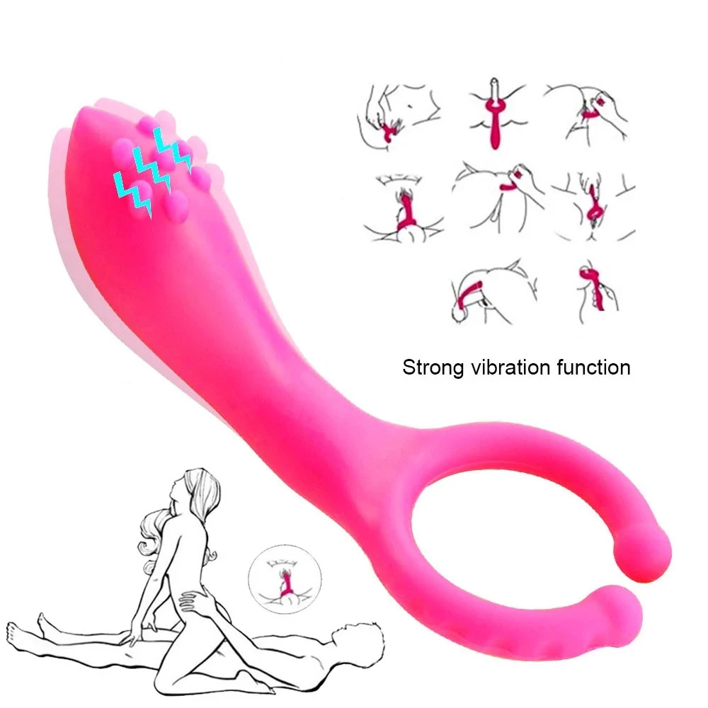 Vibrator Nipple Massage Clip Penis Vibration Sex Toy for Women Men Couple Flirting Vagina Clitoris Stimulation Clamp