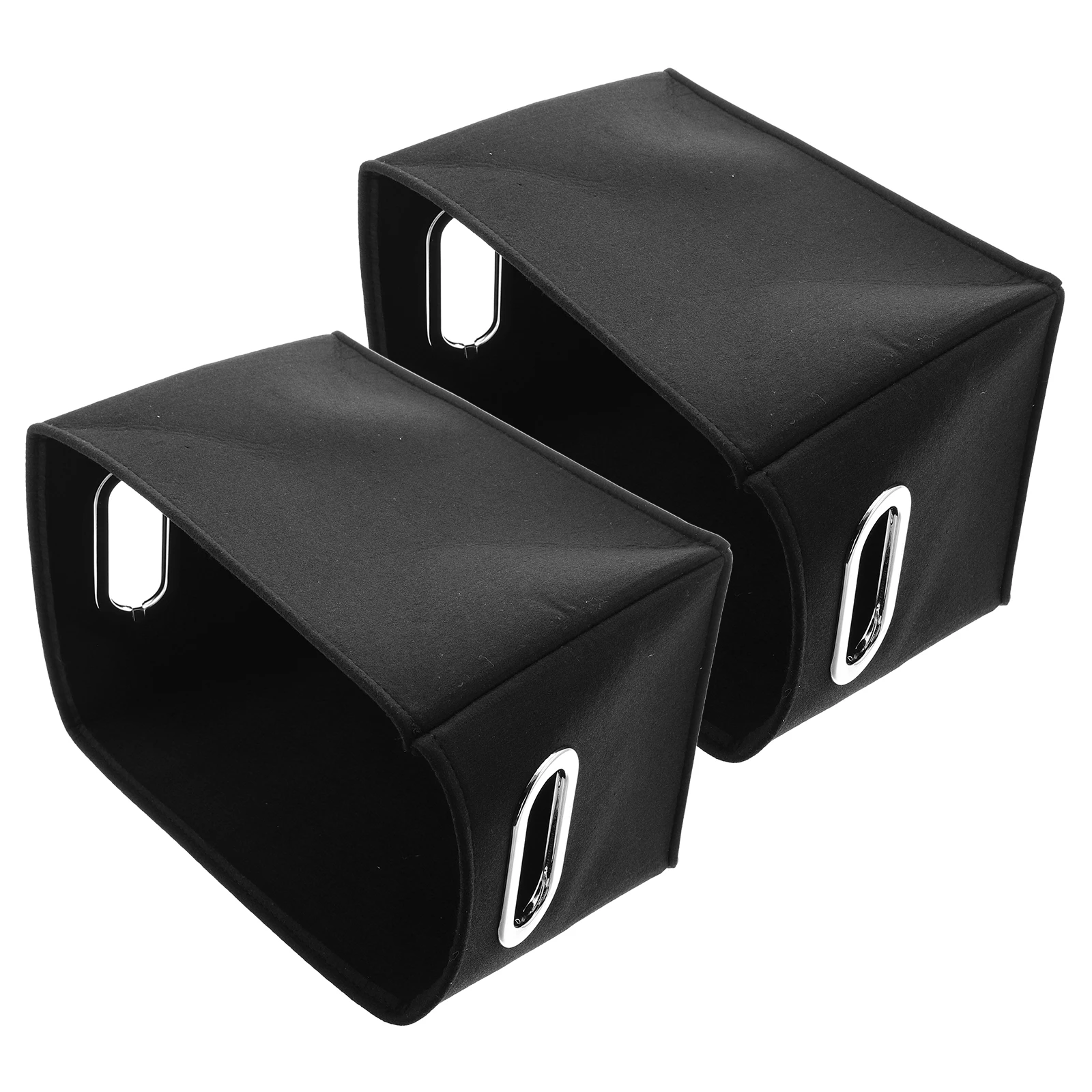 

2 pcs Felt Baskets Resistant NoiseReduction Lightweight HomeDecor Bedroom LivingRoom OfficeStorage Shelves SmallBins