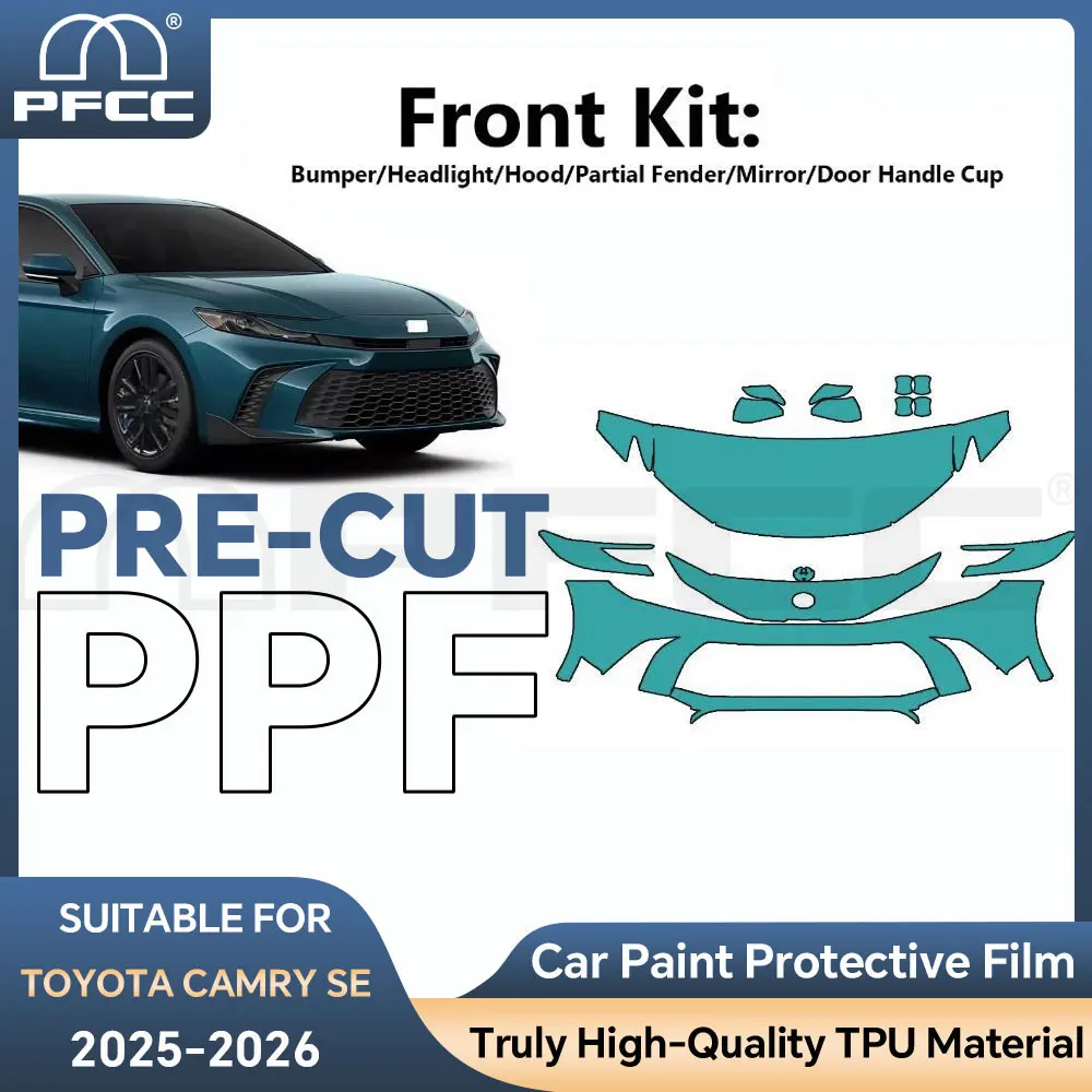 

Для Toyota Camry SE 2025 Защитная пленка для передней краски Предварительно вырезанный комплект кузова автомобиля PPF Полный автомобиль с защитой от царапин Внешняя наклейка из ТПУ автомобиля