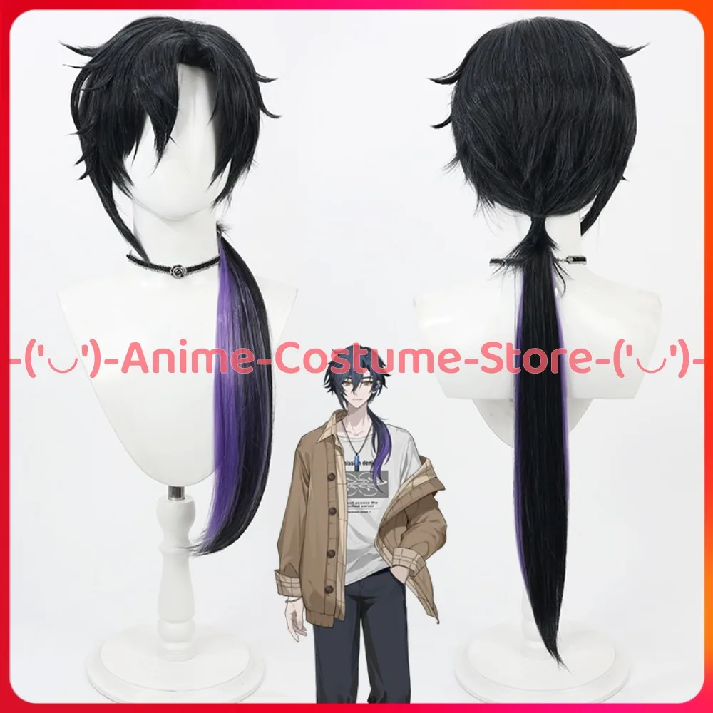 

NIJISANJI VTuber Susam косплей парик аниме игровой персонаж Хэллоуин карнавальный костюм для вечеринки парики термостойкие синтетические волосы