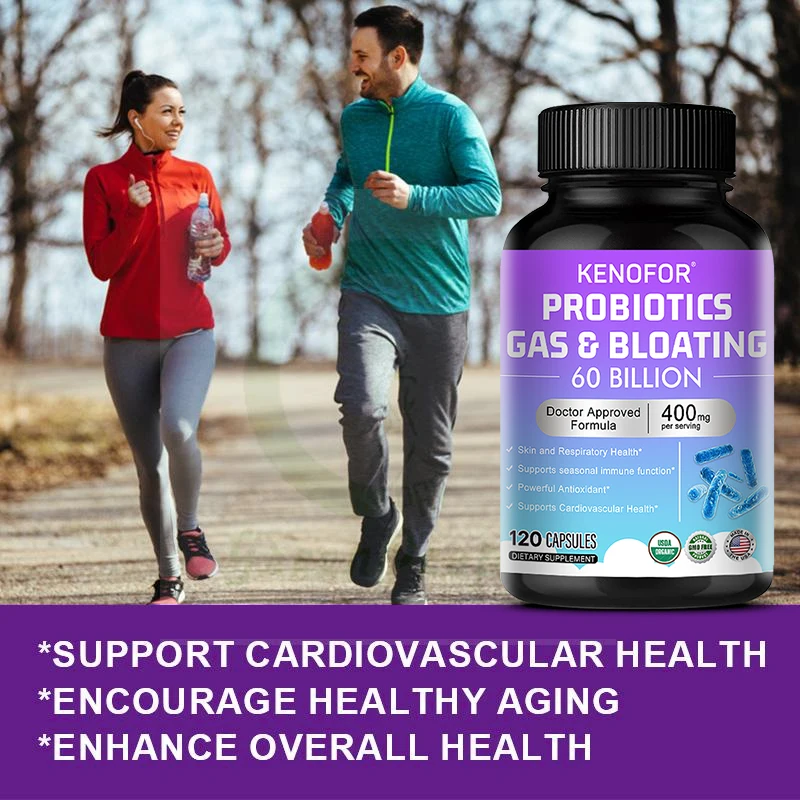 Adult Probiotic Capsules 60 Billion CFU - Promotes Immune and Digestive Health, Nutrient Absorption, Suitable for Men and Women - Image 5