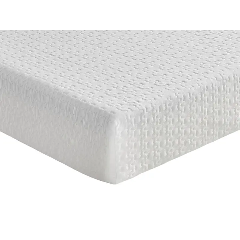 Colchão de espuma viscoelástica Queen Size com infusão de gel de 8 polegadas, firme, branco, colchão em caixa para conforto e suporte