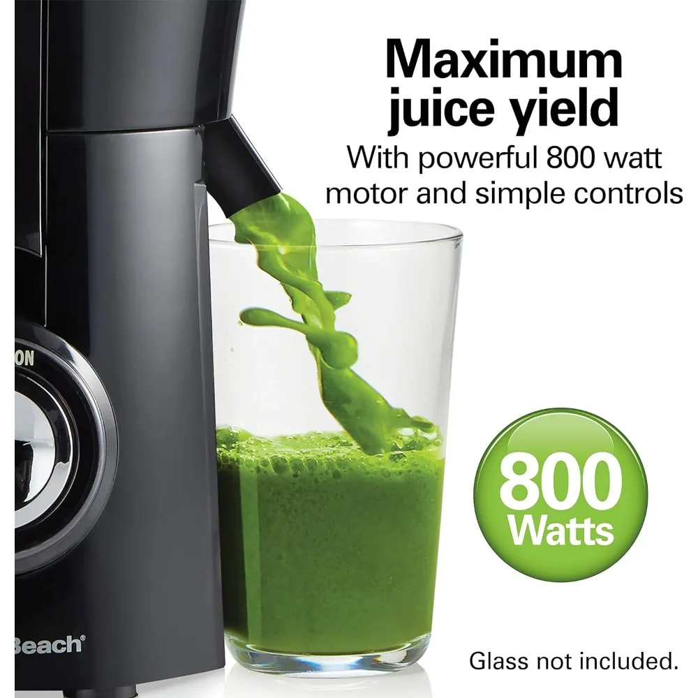 Juicer Machine, 3” Feed Chute for Whole Fruits and Vegetables, Easy to Clean, Centrifugal Extractor, BPA Free, 800W Motor