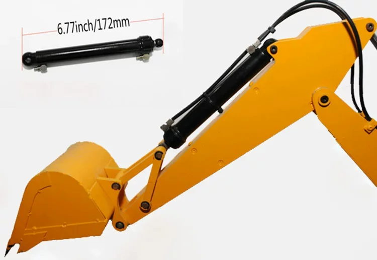 

JDMODEL JDM-22 16mm Bore Double Acting Hydraulic Cylinder for 1/14 RC Dump Truck Tipper