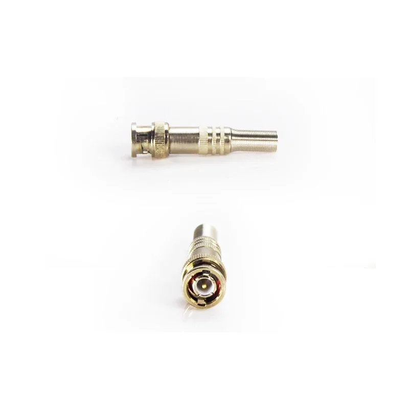 

10 Pcs CCTV System Accessories For Coaxial RG59 Camera Surveillance Solder Less Twist Spring BNC Connector Jack
