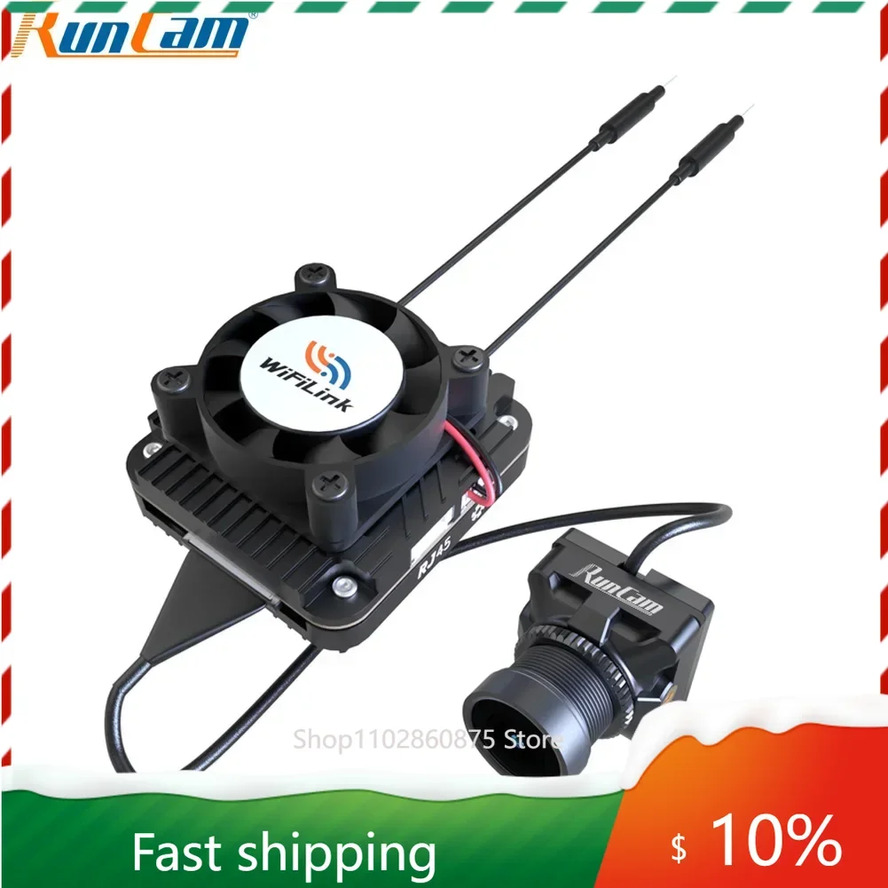 

RunCam Wireless WiFiLink2 WiFiLink2-G Digital HD FPV Transmitter Based on OpenIPC with 1080P FOV 160° FPV Camera for RC Drone