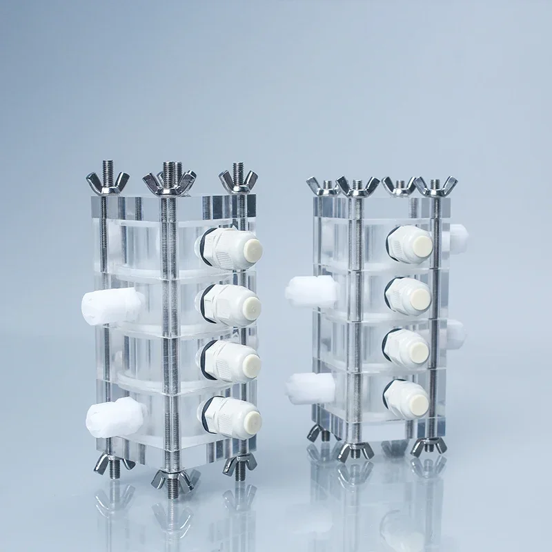 يمكن توصيل ميكروبات متعددة المتصلة سعة 28 مل مع مفاعل زجاج شبكي ميكروبي للمياه MFC