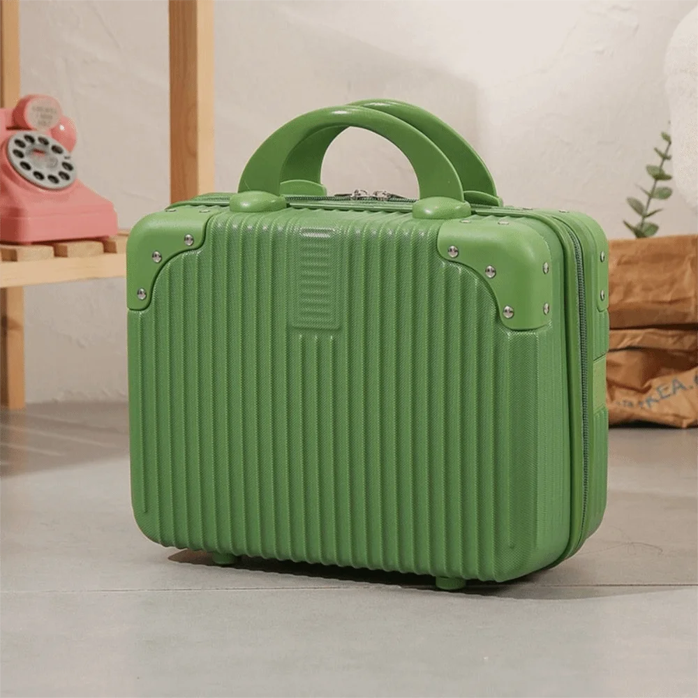 Hot Sales 14 inch Travel Suitcase Mini Hand Makeup Case Organizer Luggage Cosmetic Box For Women