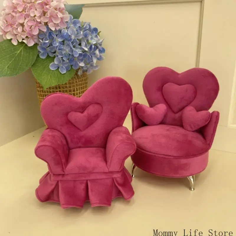 

Multifunctional Miniature Sofa Storage Box Realistic 1/12 Dollhouse Decor With Jewelry Compartment