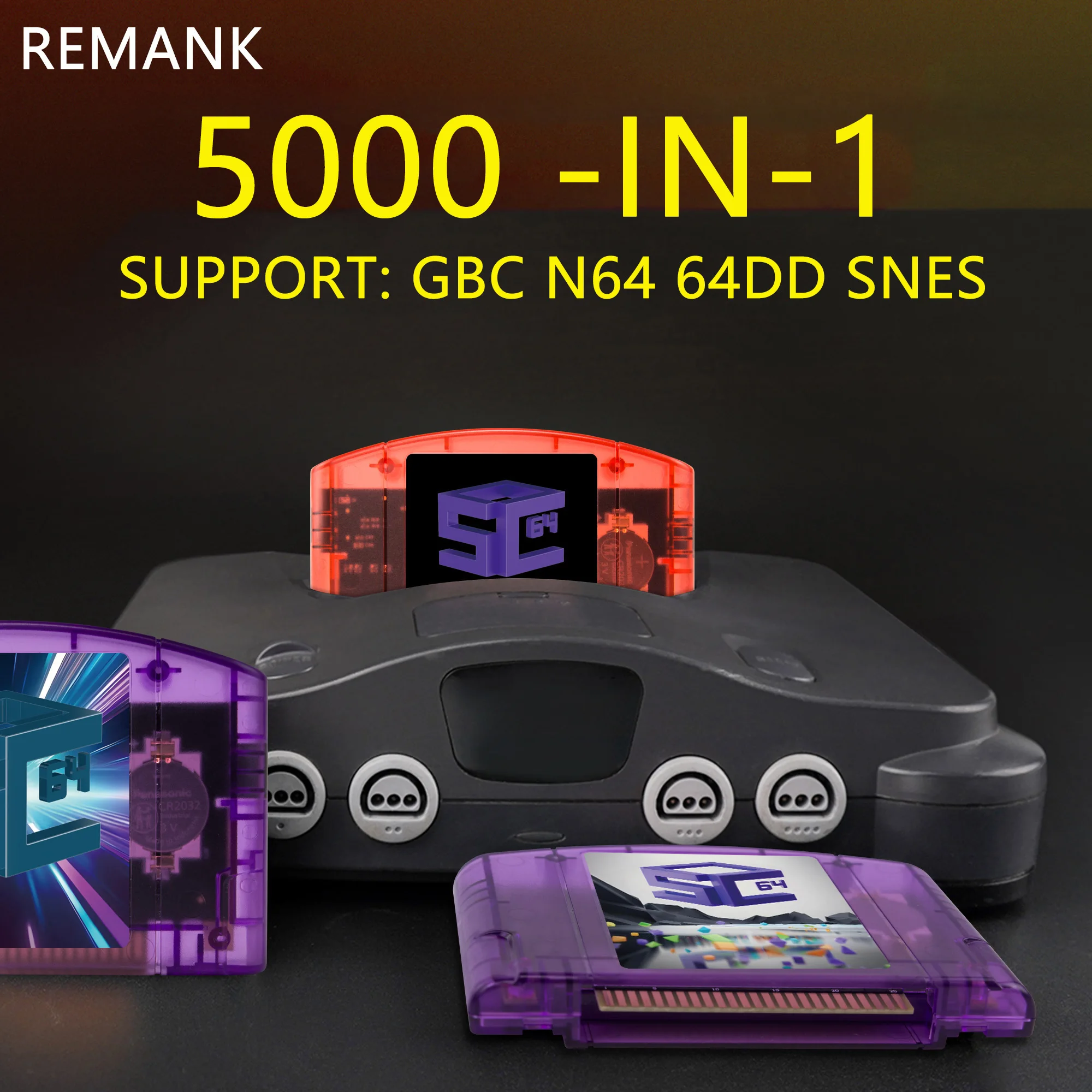 

REMANK 5000 in1 SC64Summer SC64 Game Card SC64 N64 Open Source SC64 Flash SNES GBC N64DD For Nintendo N64 Retro Games Accessory