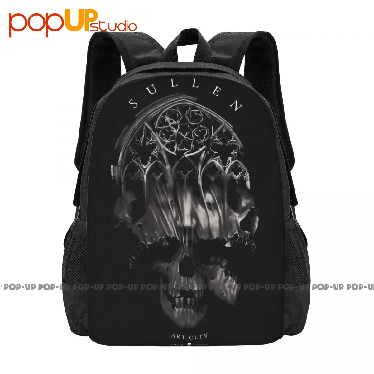 Sullen Clothing Farrar Iv Tattoo Skulls Backpack Large Capacity School Schoolbag Storage Bag Bags For Travel