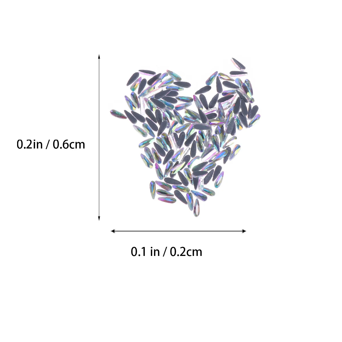 144 個ネイルアートラインストーン DIY ネイルラインストーン装飾ナチュラル付け爪クリスタルグリッターサロン家庭用