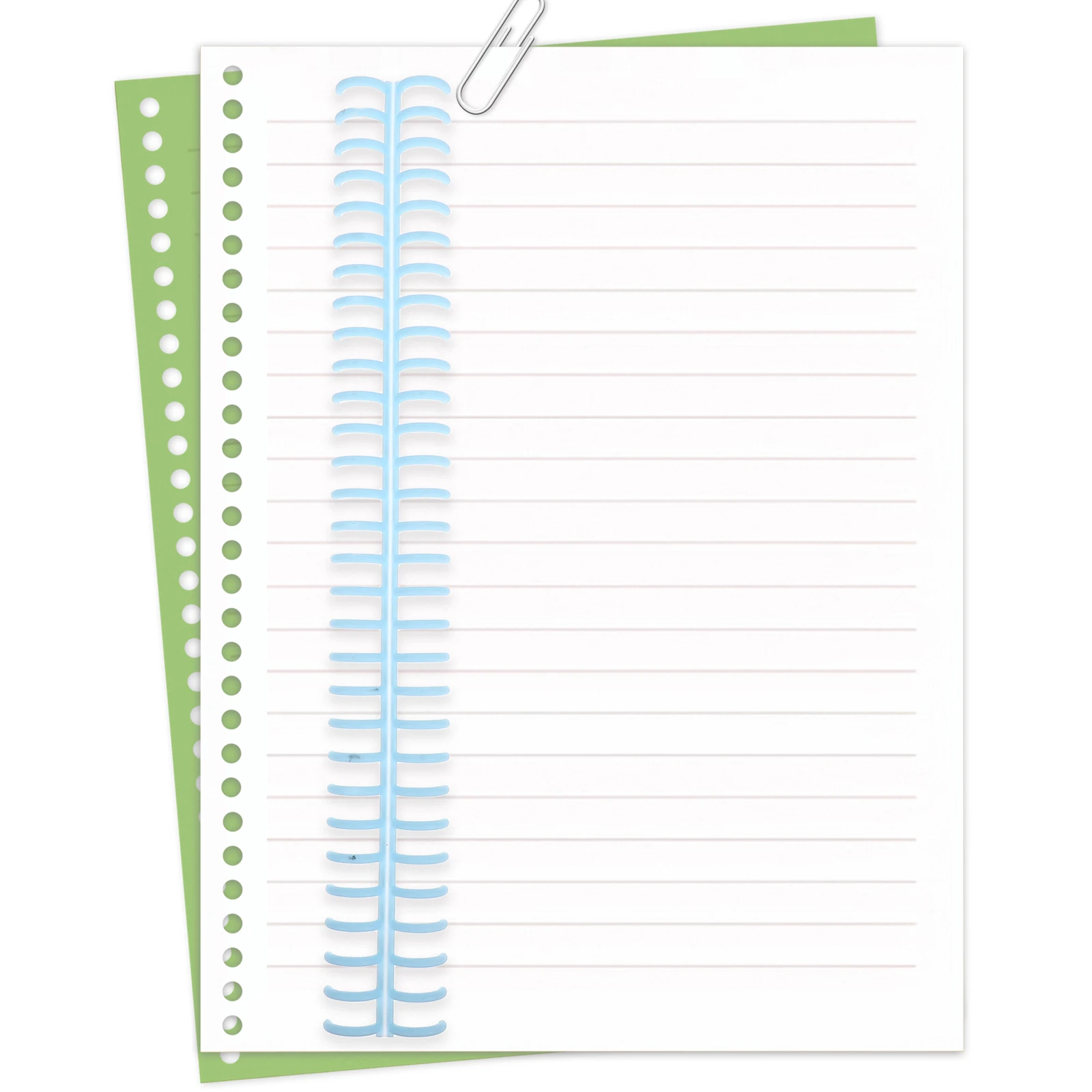 

10 Pcs Multicolor Binding Ring Loose-leaf Office Accessories Plastic Coils for Notebooks