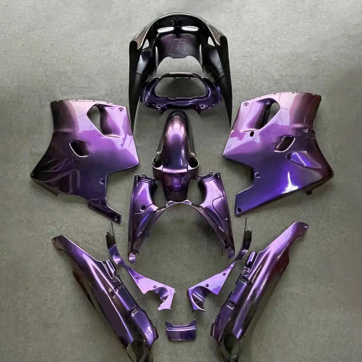 Fit For Kawasaki Ninja ZX11 ZZR1100 D 1993 - 2001 Motorcycle Plastic Fairing Bodywork Panel Kit Set ZX 11 ZZR 1100 ZZR1100D