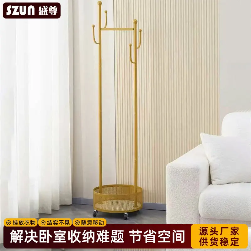 Round Cactus-Shaped Floor Standing Coat Rack for Clothing Display with Thickened Support and Frame for Easy Use Wholesale