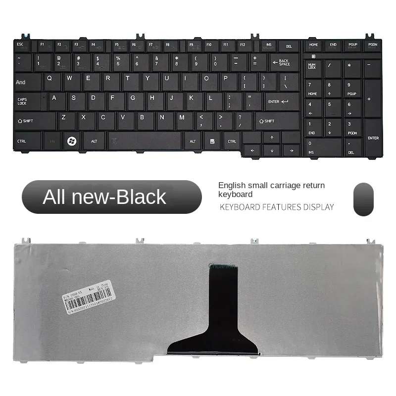 suit for Toshiba  C650 L650D L660 L655 L650 L750 L755 C655 C660 Laptop keyboard