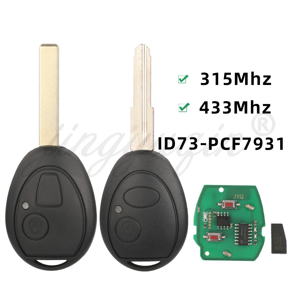 

Jingyuqin дистанционный ключ от машины для Land Rover Discovery 1999-2004 PCF7931AS чип 315/433 МГц N5FVALTX3/73370847C кодовая этикетка на печатной плате