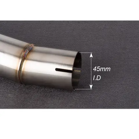 यामाहा FZ6 FZ6N S2 FZ6S Fazer 600 एग्जॉस्ट मोटरसाइकिल कार्बन फाइबर एग्जॉस्ट मफलर मिडिल पाइप फुल सिस्टम 2004-2011 के लिए 10 best sales यामाहा FZ6 एग्जॉस्ट - №6